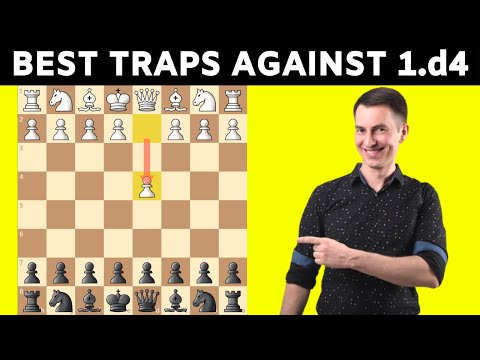 5 Best Chess Opening Traps For Black Against 1.d4