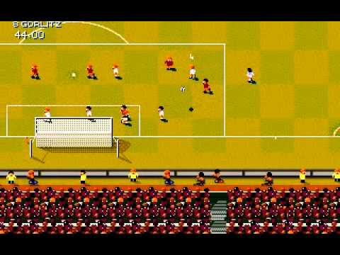 Sensible World of Soccer (PC DOS) - SV Darmstadt vs FC St. Pauli