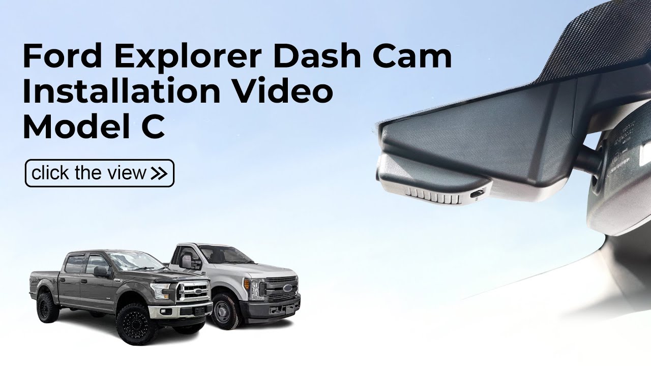  FORD Explorer Gen5 U502 Explorer 2013-2019 Dash Cam 013H Model C Installation Video