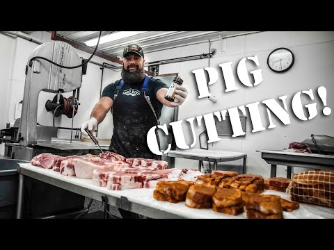 , title : 'How to Butcher a Pig | Every Cut Explained Plus Ham and Sausage | The Bearded Butchers'