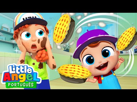Capa de A Babá Ensina Joãozinho a Brincar sem Bagunça! | Canal do Joãozinho - Little Angel Português