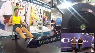 Concept2 Indoor Rower - D Model Demo & Interview