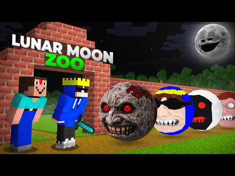 I Opened a SCARY LUNAR MOON ZOO in Minecraft