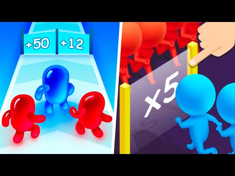 Play 999999 Video Games High Score Join blob Clash vs Count Master - Gameplay  Max Levels