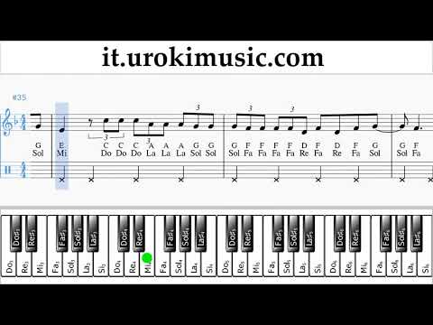 Corso di Pianoforte (mano destra) Marshmello ft. Bastille - Happier Tablature Tab um-i276