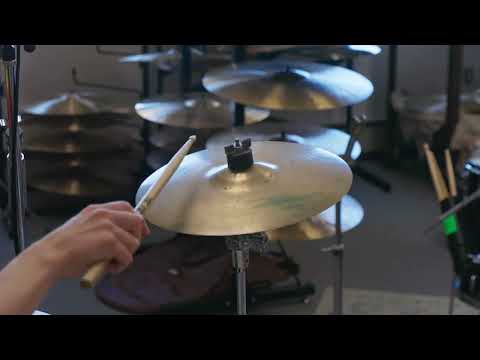 1970s Ziljdian 12" Thin Stamp Splash Cymbal 458g image 4