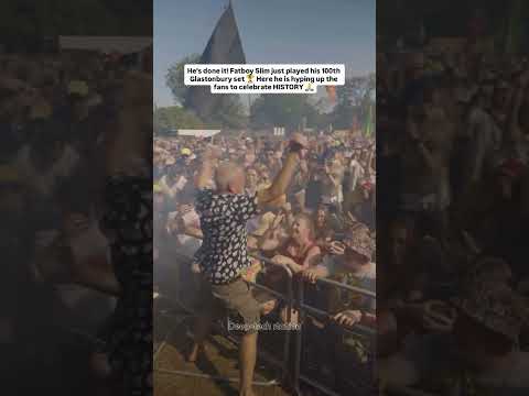 40 years in the game 🏆 Fatboy Slim