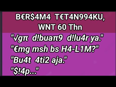 Punya Tetan99a 60 Thn tp 93$!t