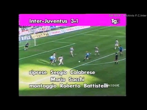 1992-93 (7^ - 25-10-1992) INTER-Juventus 3-1 [Sosa,Sammer,Shalimov,Moeller] DomenicaSprint Rai2