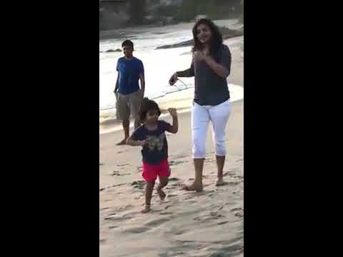 Advi-Thatha,Pinni-Mom&Dad are having Fun in the beach  on SEOT-2017...