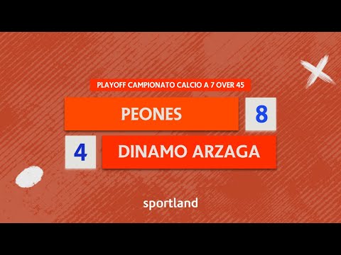 HIGHLIGHTS • Playoff Campionato Calcio a 7 Over 45 - Peones vs Dinamo Arzaga