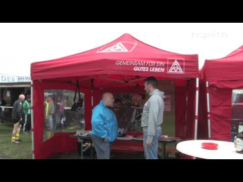 »Respekt!« auf dem Fußballturnier des IGM Mitgliederfests in Emden