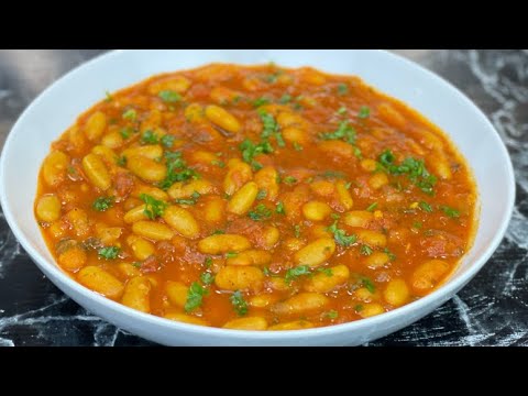 THE ESSENTIAL RECIPE OF WHITE BEANS IN SAUCE 😍 (Loubia) With subtitles