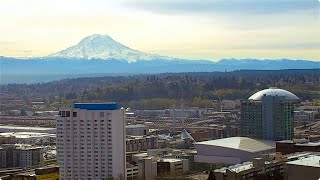 Pierce County Live Cam | Mount Rainier, Tacoma Skyline & Thea Foss Waterway in 1080p HD live webcam
