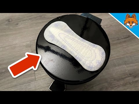 Klebe eine SLIPEINLAGE an den Mülleimer und STAUNE WAS PASSIERT💥(GENIAL) 🤯