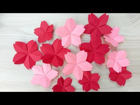 🌸 Paper CHERRY BLOSSOM 🌸 - DIY | Paper Flower | Paper Craft | TUTORIAL |