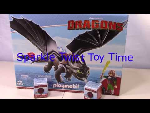 Playmobil How To Train Your Dragon Unboxing Toothless and Hiccup Bonus Blind Boxes