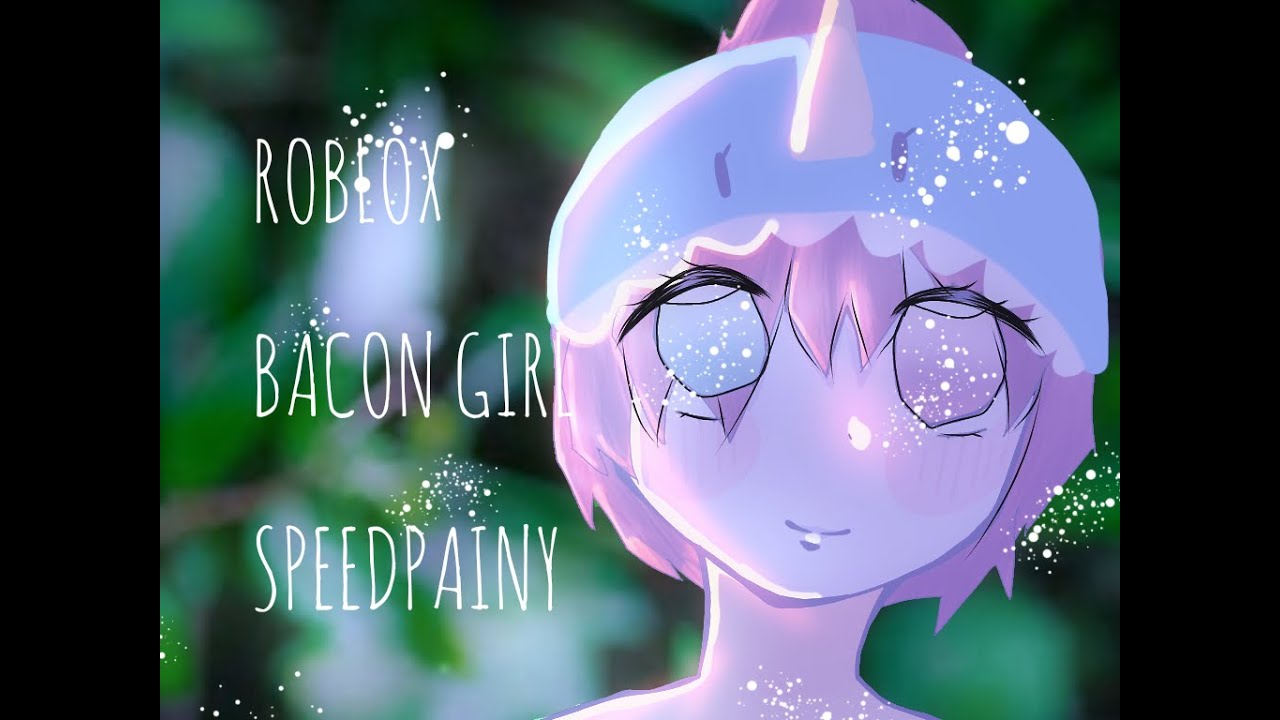 Roblox bacon girl as Anime Speedpaint (TURN ON CAPTIONS) Ibispaint X