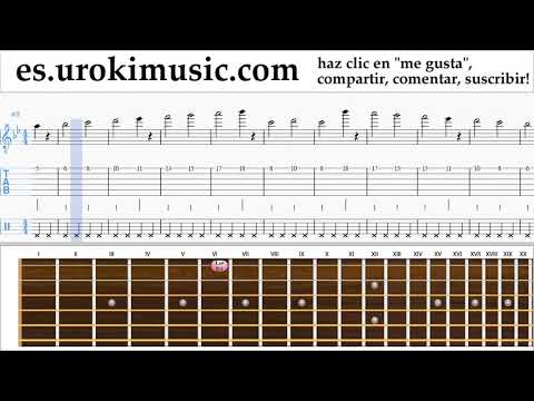 Como Tocar Guitarra Major Lazer & DJ Snake - Lean On Tablatura Parte#1 ejercicios um-i927