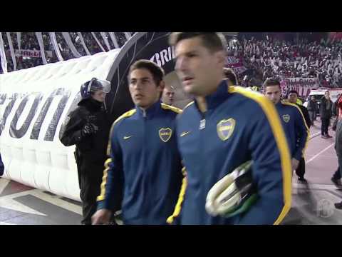 Recibimiento River - Boca - Libertadores 2015