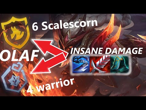 ⚡6 SCALESCORN⚡ - 4 WARRIOR⚡  l  INSANE DAMAGE ⭐⭐⭐  l  (TFT) HYPER ROLL  l  A MUST TRY COMP