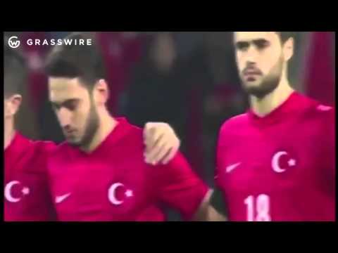 Raw video: Turkish soccer fans boo during moment of silence for Paris