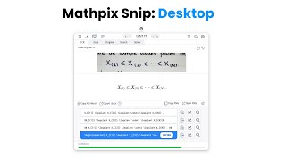 Feature Highlights: Mathpix Snip on Desktop