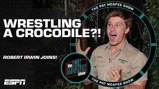 ESPN 🐊 The Pat McAfee Show – Robert Irwin Wrestles ‘Crocodile’