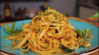 Spicy Rice Noodles Recipe - pad see ew - what i eat in a day plant based vegan diet
