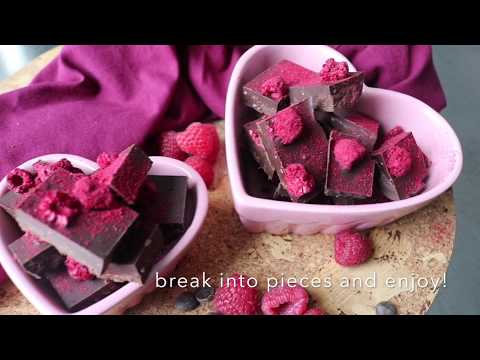 Dark Chocolate Raspberry Bites