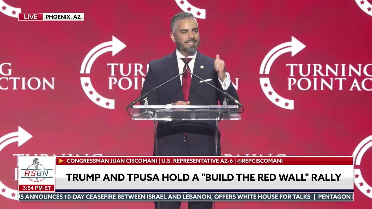 FULL SPEECH: Congressman Juan Ciscomani Gets the Arizona Crowd Excited for the Midterms - 04/17/26