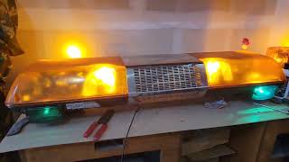 Federal Signal Streethawk with traffic clearing lights.  Green/Amber