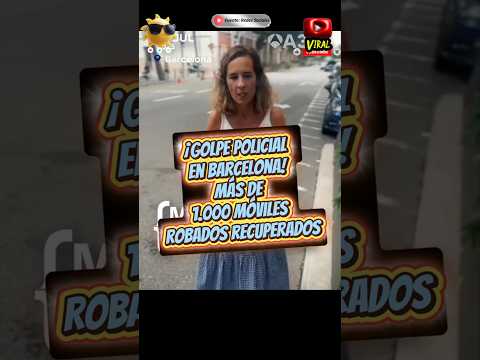 Esta mafia se dedicaba a robar móviles en Barcelona. Y que «solo» te robasen el iPhone no era lo peor de todo