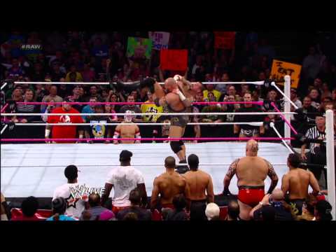 Sheamus vs. CM Punk - Champion vs. Champion Lumberjack Match: Raw, Oct. 22, 2012