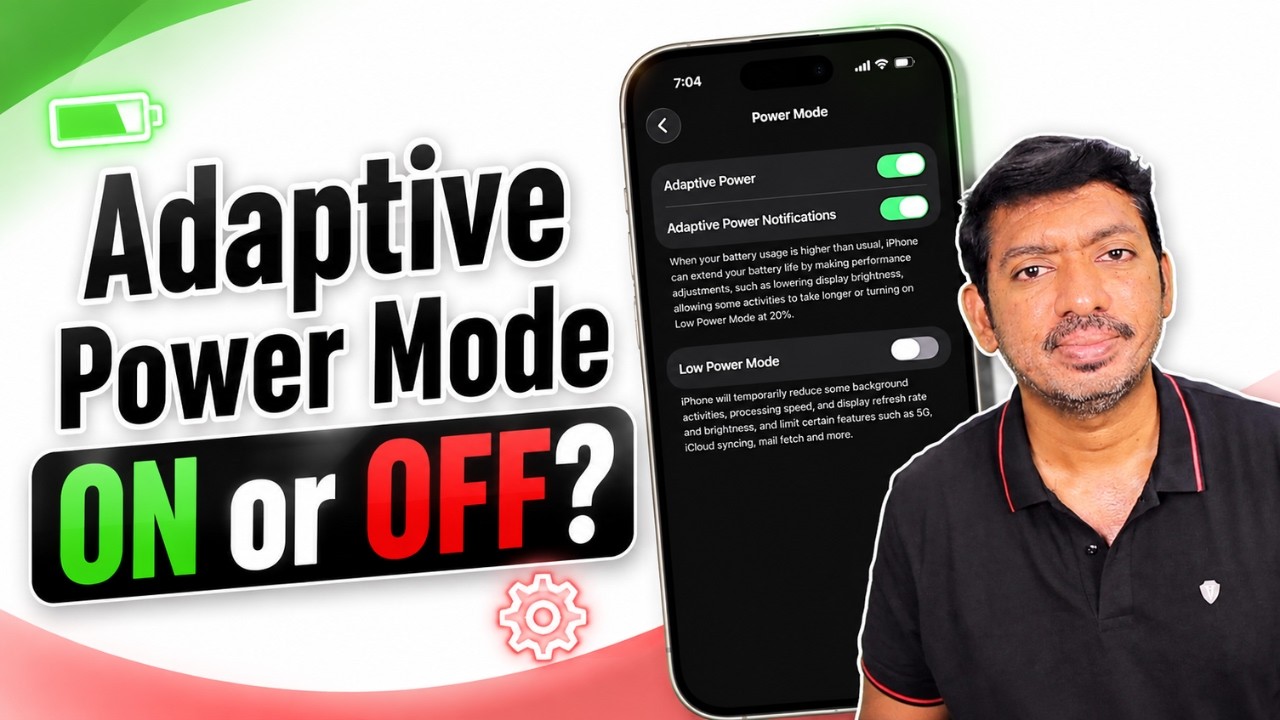 iPhone Adaptive Power Mode 🔥 ON or OFF?