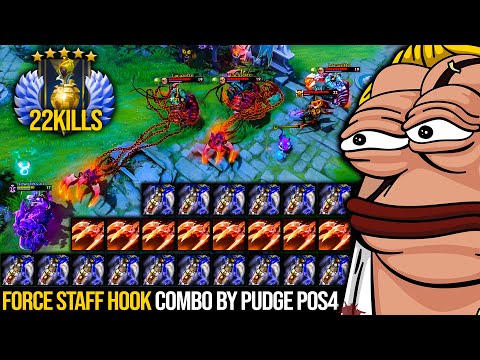 The ART of HOOK !!! Awesome Force Staff Hook Combo By Pudge Pos4 | Pudge Official