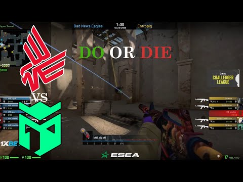 BAD NEWS EAGLES vs ENTROPIQ - ESL CL - HIGHLIGHTS