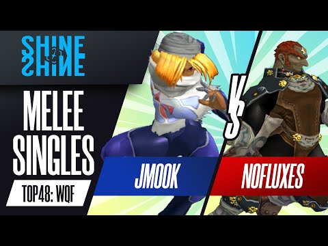 Jmook vs NoFluxes - Melee Singles Top 48: WQF - Shine 2022 | Sheik vs Ganondorf