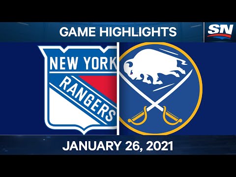 NHL Game Highlights | Rangers vs. Sabres - Jan. 26, 2021