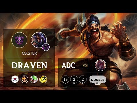 Draven ADC vs Xayah - KR Master Patch 9.10
