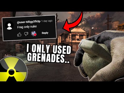 My Viewers Asked For A FRAG GRENADE Nuke Challenge.. so i tortured myself (MW2)