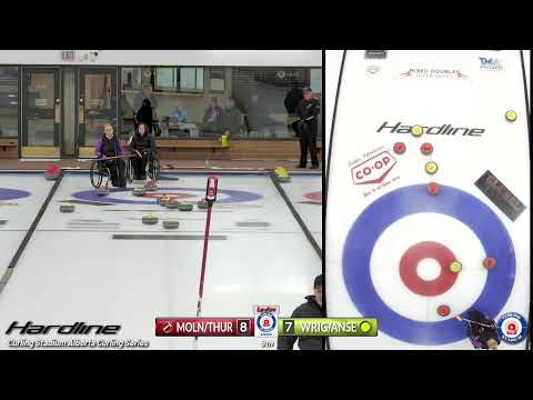Molnar/Thurston vs. Wright/Anseeuw - Draw 7 - Leduc Mixed Doubles Wheelchair Curling Event