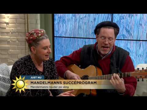 Mandelmanns uppträder med egenskriven låt - Nyhetsmorgon (TV4)