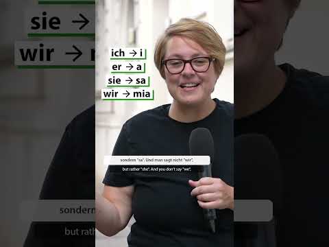 Wie sagt man "ich" im bairischen Dialekt? #bairisch #bayern #germandialect #dialekt #shorts