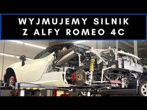 Alfa Romeo 4C Engine Removal