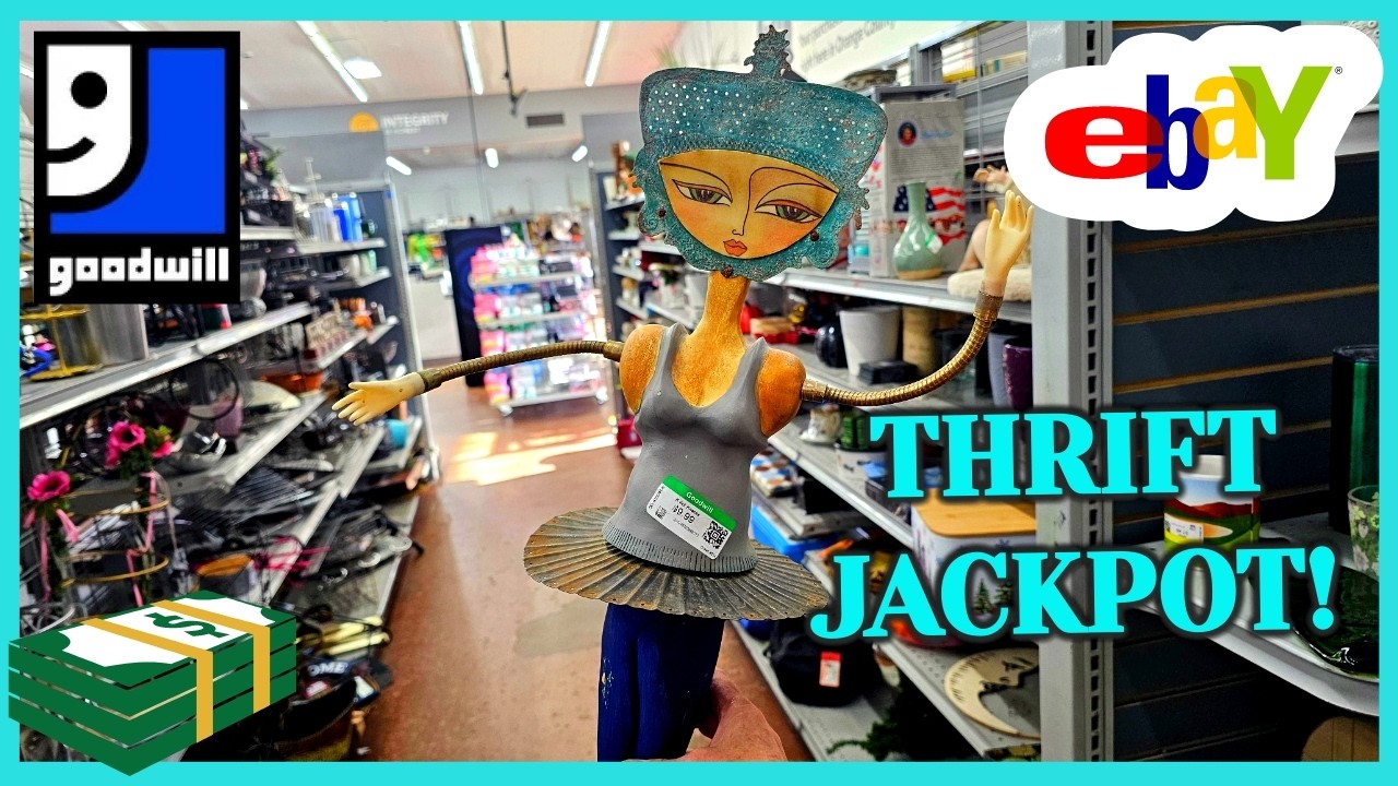 I HIT the GOODWILL JACKPOT in SOUTHERN CALIFORNIA / Thrifting 3 THRIFT STORES in Huntington BEACH