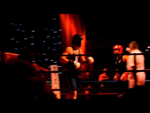 Tom boxing at Rainton Meadow Arena