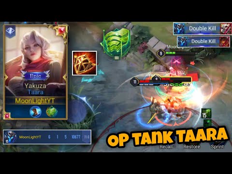 Unkillable Taara Solo Lane Gameplay | Taara NEW BUILD | Yakuza Skin | Arena of Valor Taara Moonlight