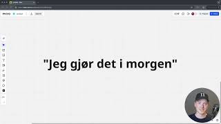 Se denne hvis du sier du skal starte "i morgen"