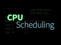 CPU Scheduling Basics
